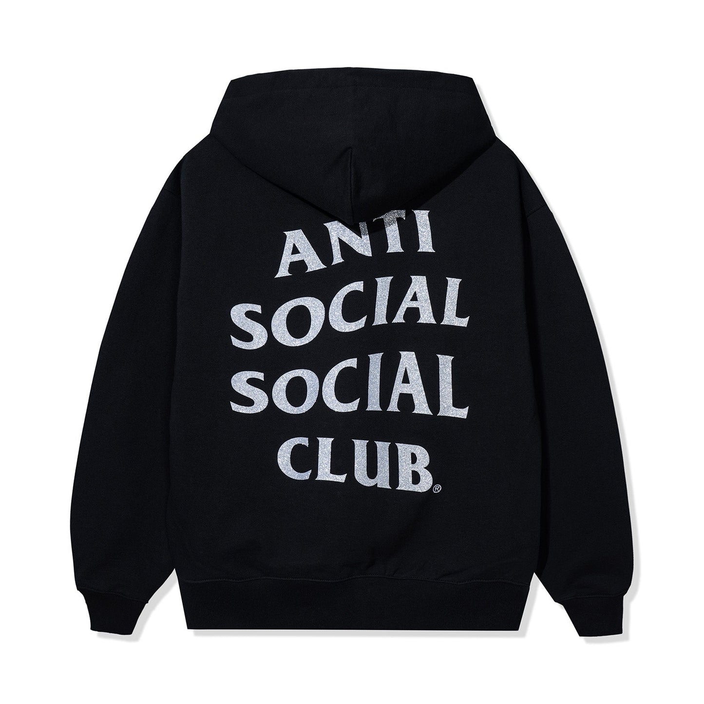Mind Game Glitter Hoodie - Black