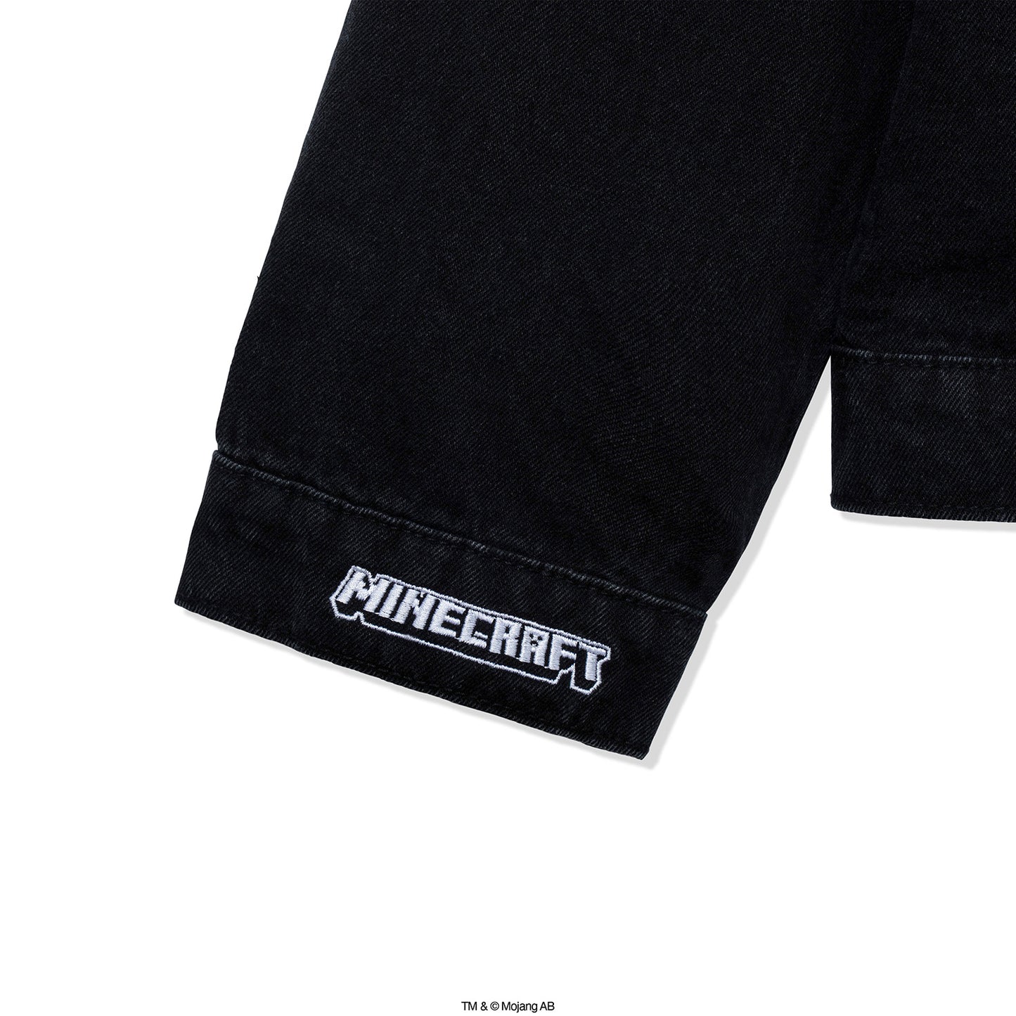ASSC x Minecraft Cherry Blossom Trucker Jacket - Black