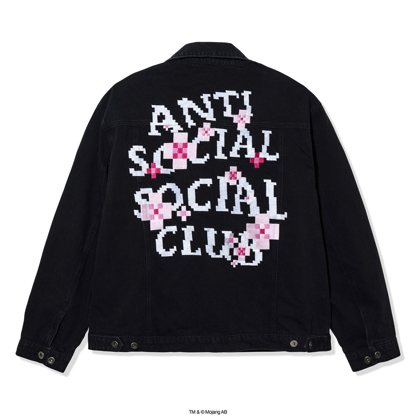 ASSC x Minecraft Cherry Blossom Trucker Jacket - Black