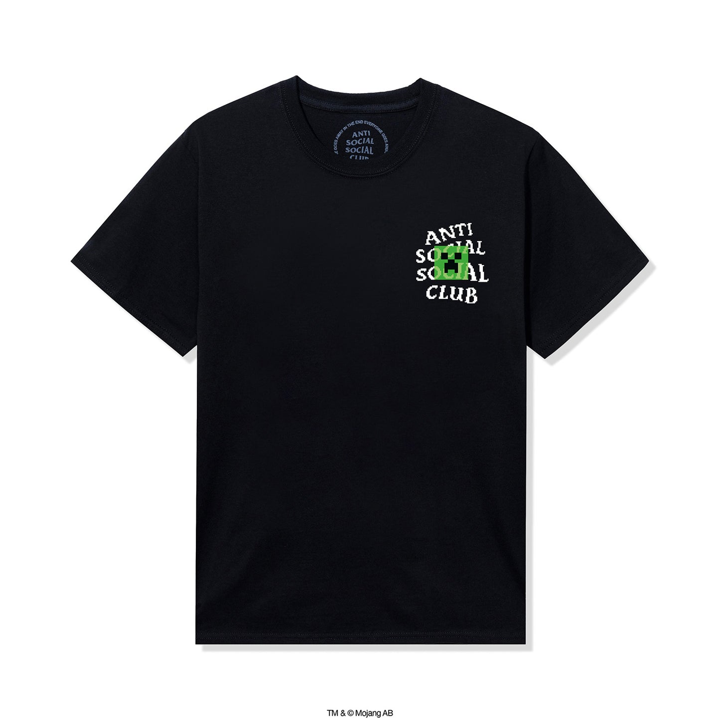 ASSC x Minecraft Creeper Head Logo Tee - Black