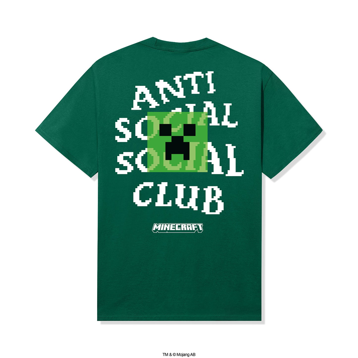 ASSC x Minecraft Creeper Head Logo Tee - Green