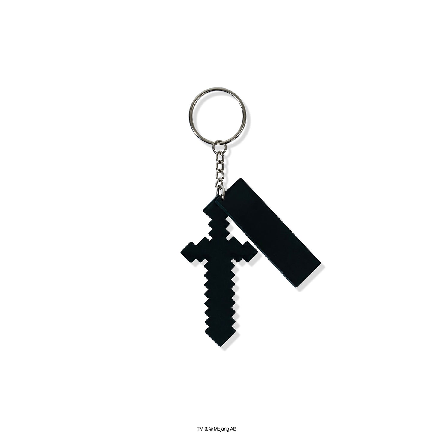 ASSC x Minecraft Diamond Sword Rubber Keychain - Blue