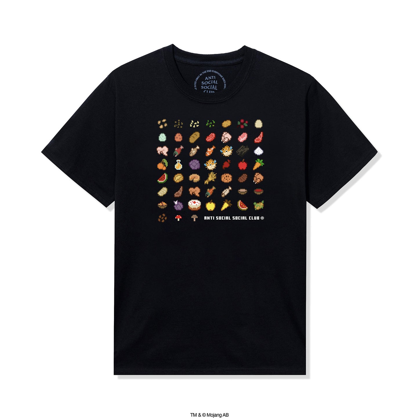 ASSC x Minecraft Food Tee - Black