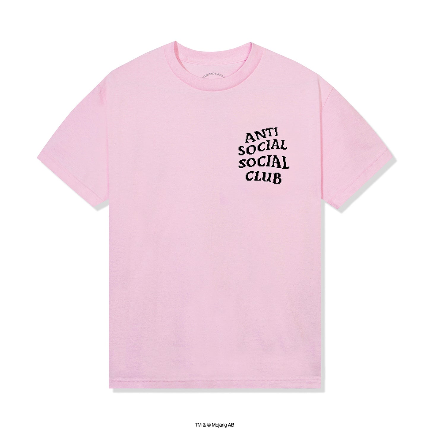 ASSC x Minecraft Pixel Logo Tee - Pink