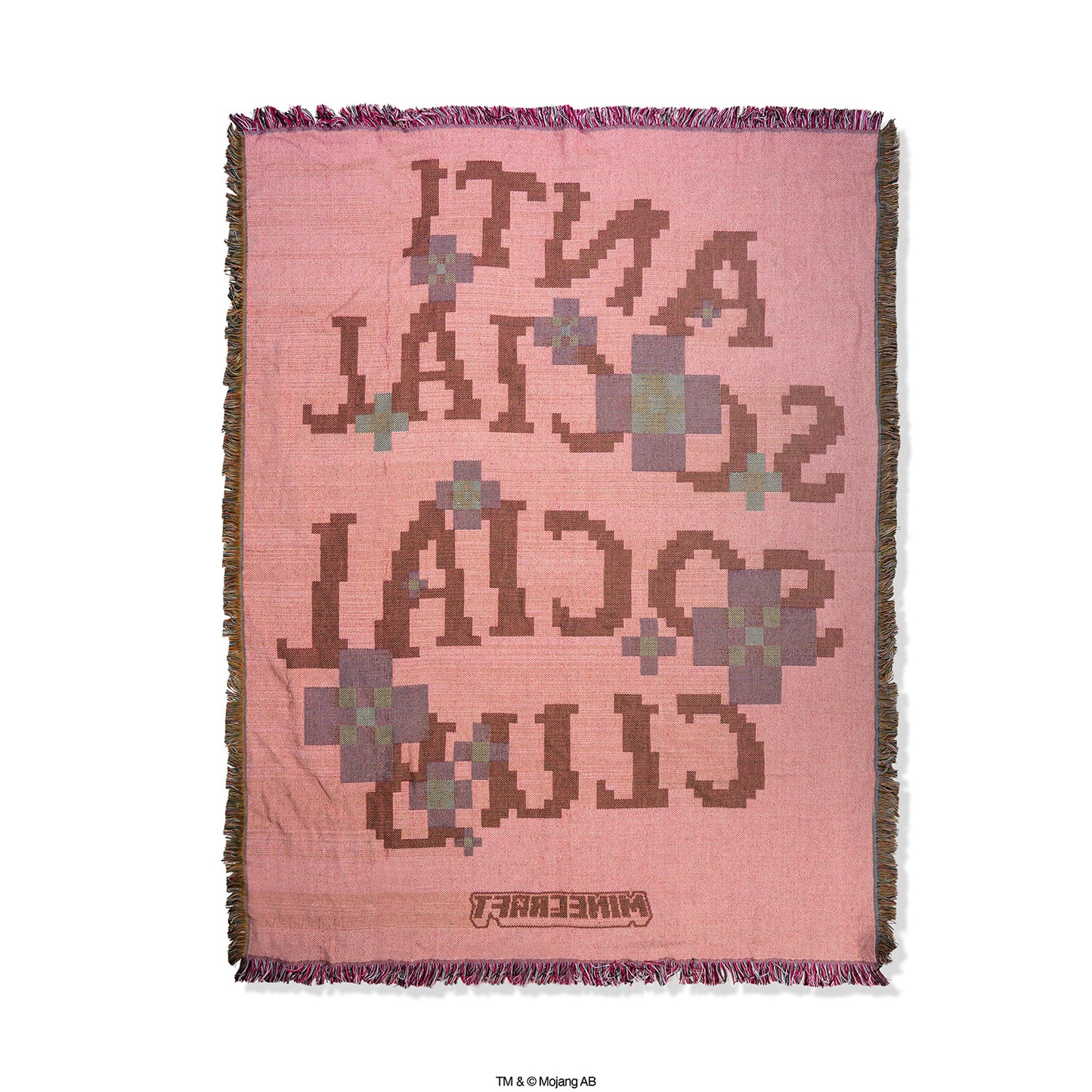 ASSC x Minecraft Woven Blanket - Black
