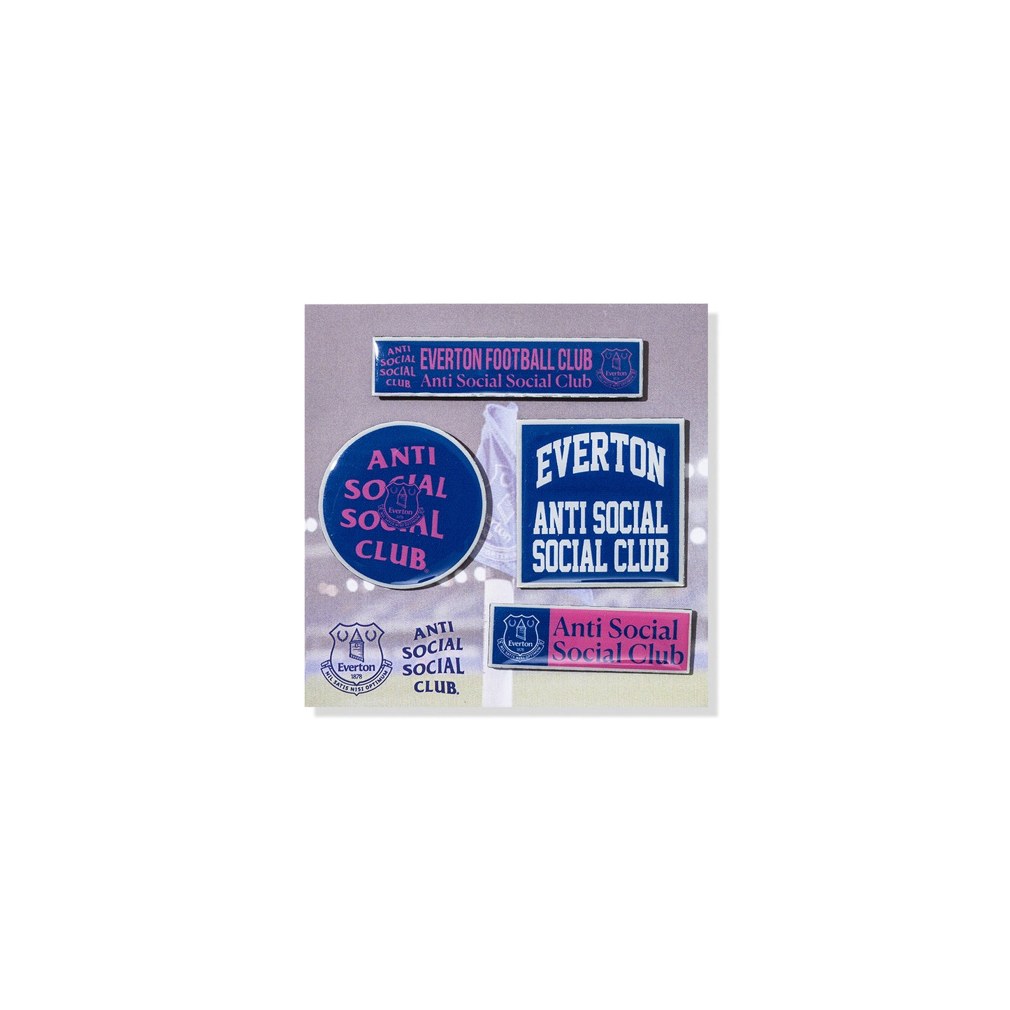 ASSC X Everton FC Premier Pin Set - Blue/Pink