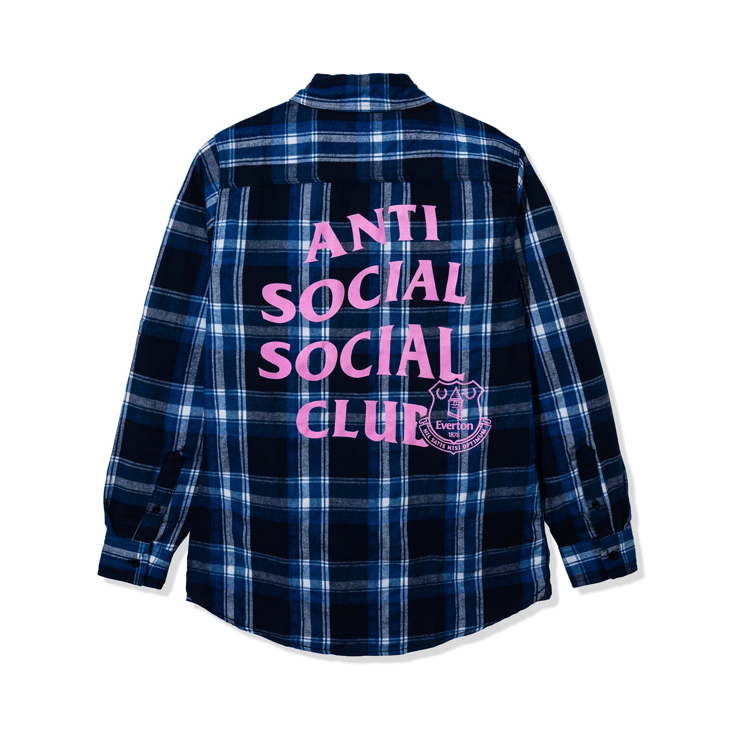 ASSC  X Everton FC Evertonian Flannel Button Up - Blue
