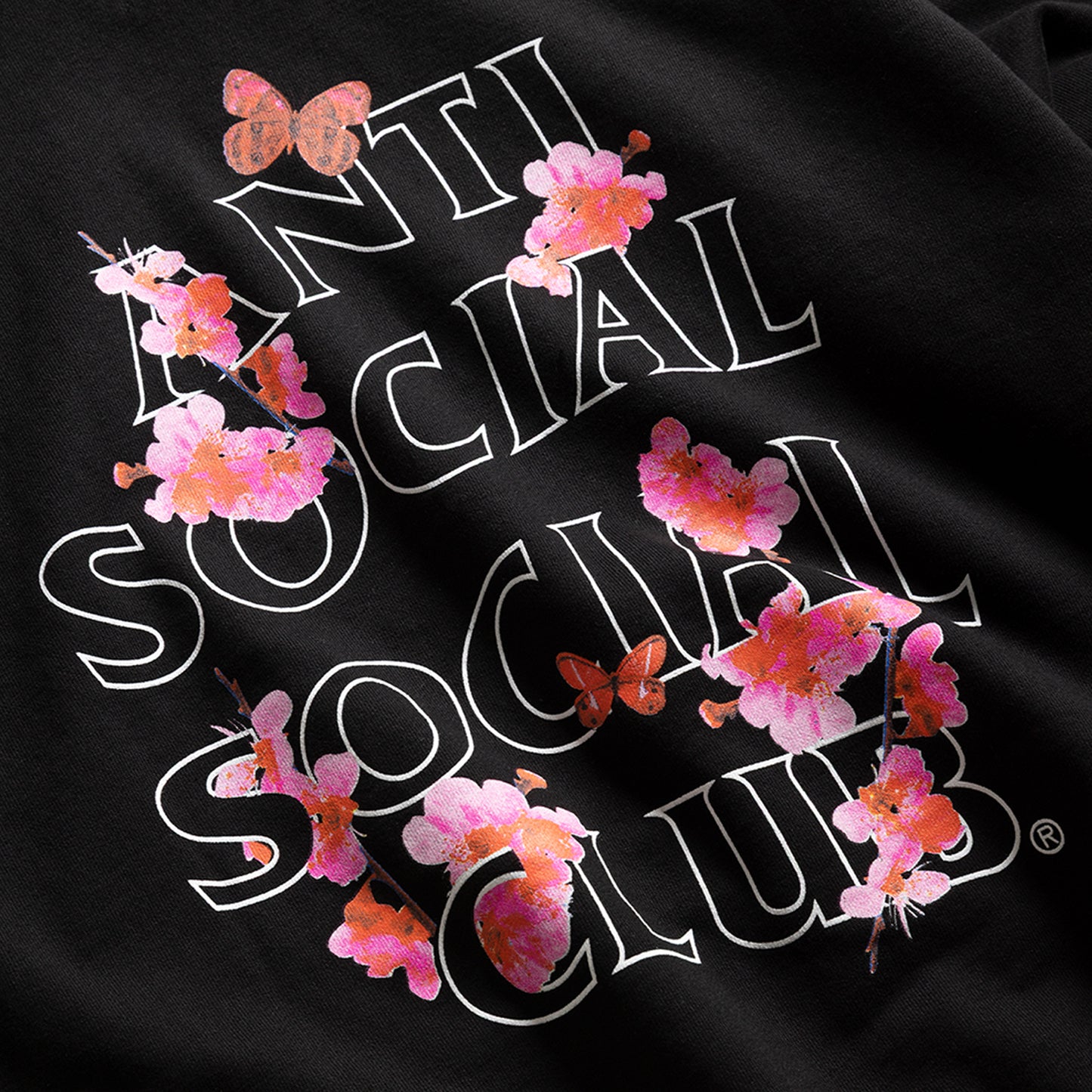 CONTRAST STITCH HOODIE - BLACK