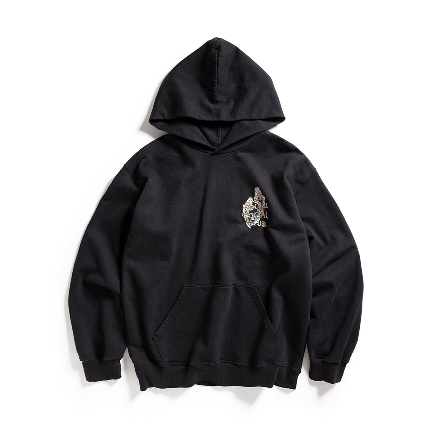 STUDDED MIND GAMES HOODIE - BLACK