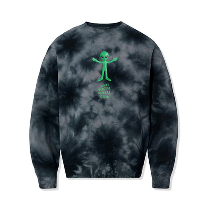 ASSC Alien Crewneck - Black Tie-Dye