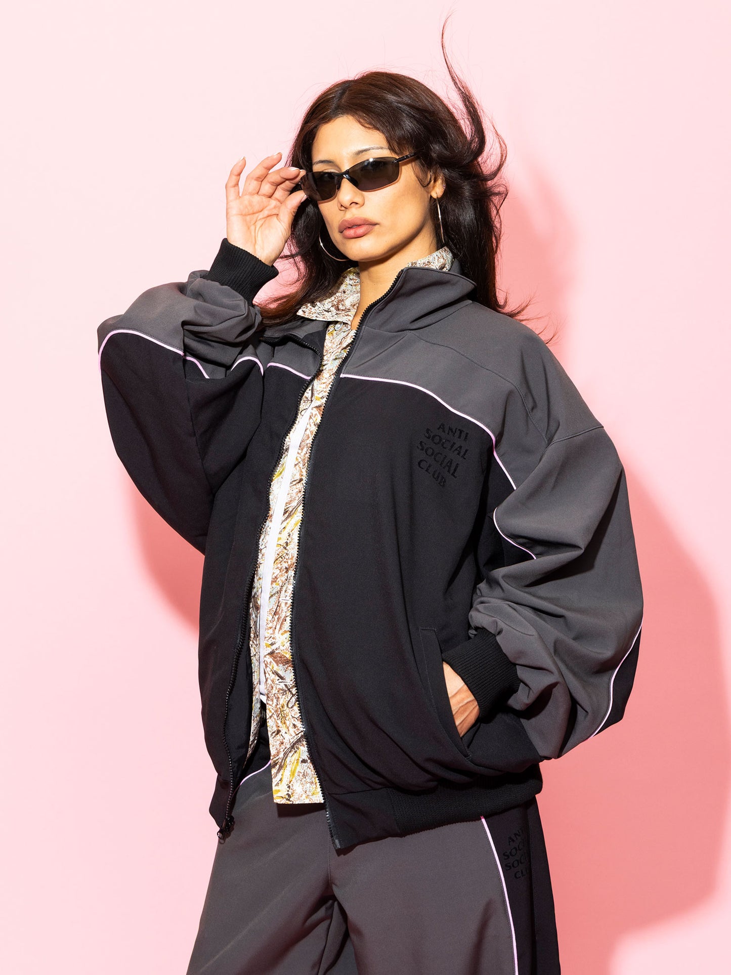TRACK JACKET - BLACK