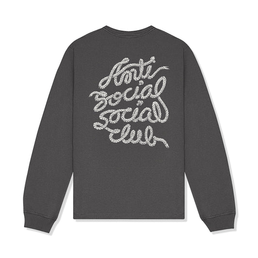 ASSC Lasso Mind Games LS Tee - Asphalt