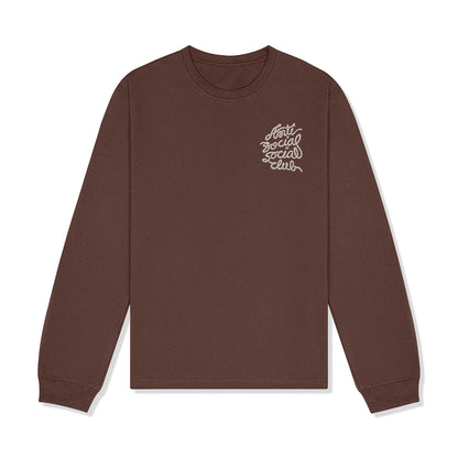 ASSC Lasso Mind Games LS Tee - Cocoa
