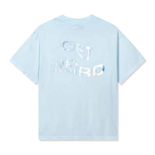Get Weird Hologram Tee - Sky Blue