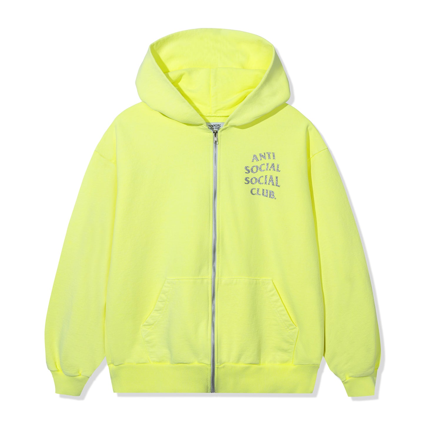 Mind Game Glitter Hoodie - Neon Yellow