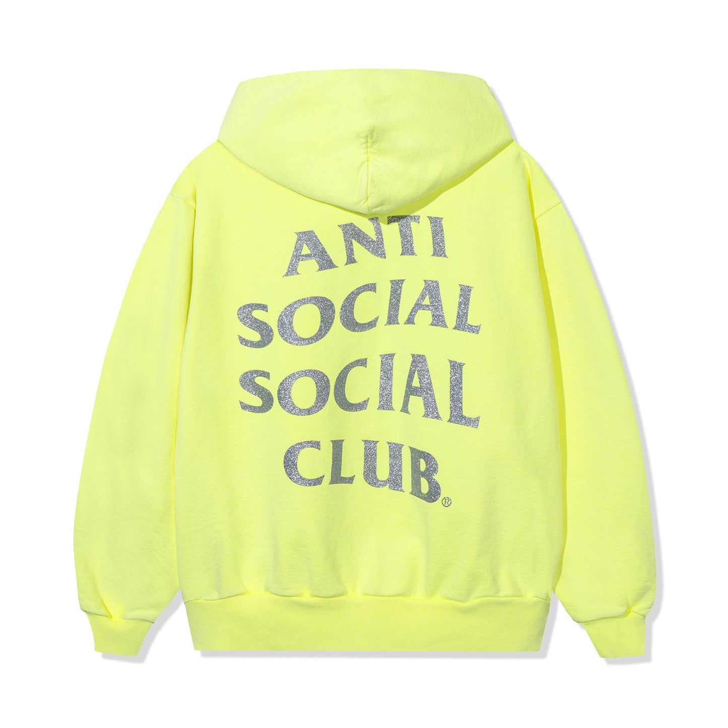 Mind Game Glitter Hoodie - Neon Yellow