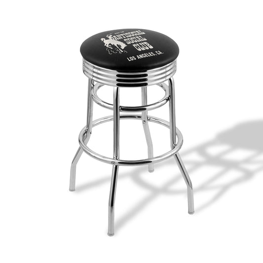 ASSC Bar Stool - Black/Silver
