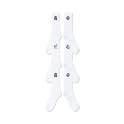 ASSC Classic 3-Pack Socks - White
