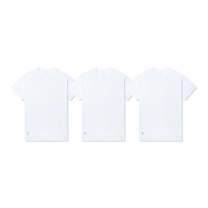 ASSC Mini Logo Undershirt 3-Pack - White