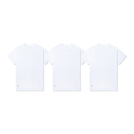 ASSC Mini Logo Undershirt 3-Pack - White