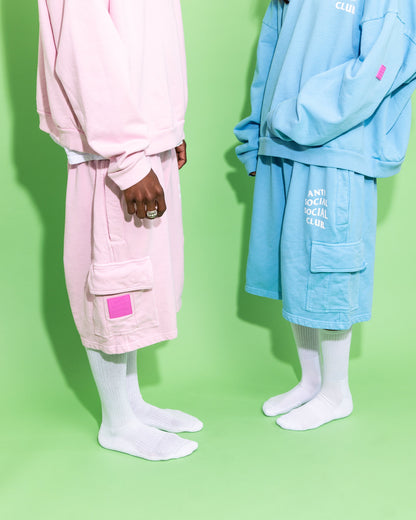 Mind Games Sweatshorts - Pale Pink