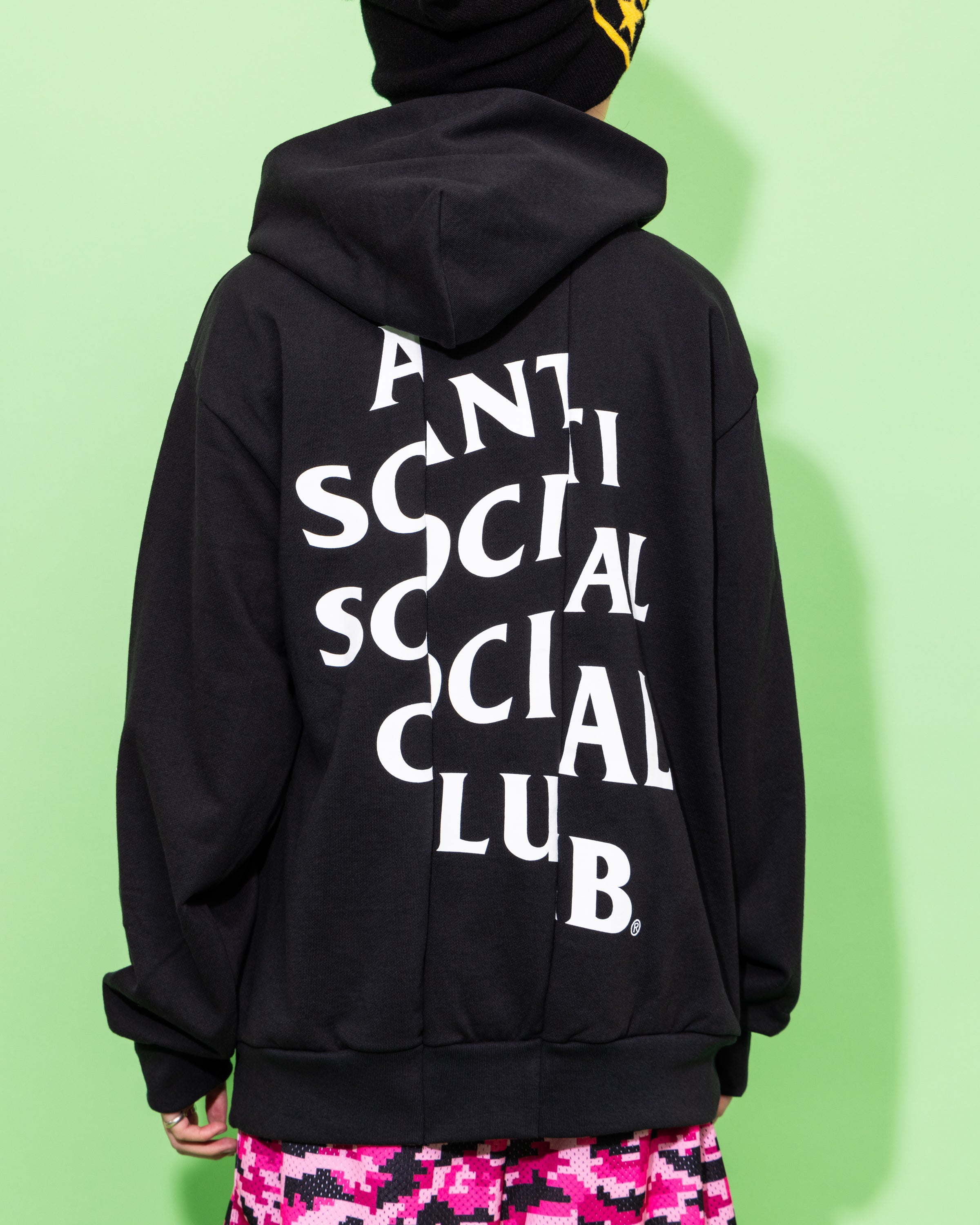 Sliced Mind Games Hoodie - Black | Anti Social Social Club