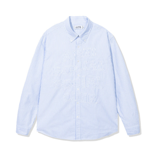 Mind Games Oxford Shirt - French Blue Stripe
