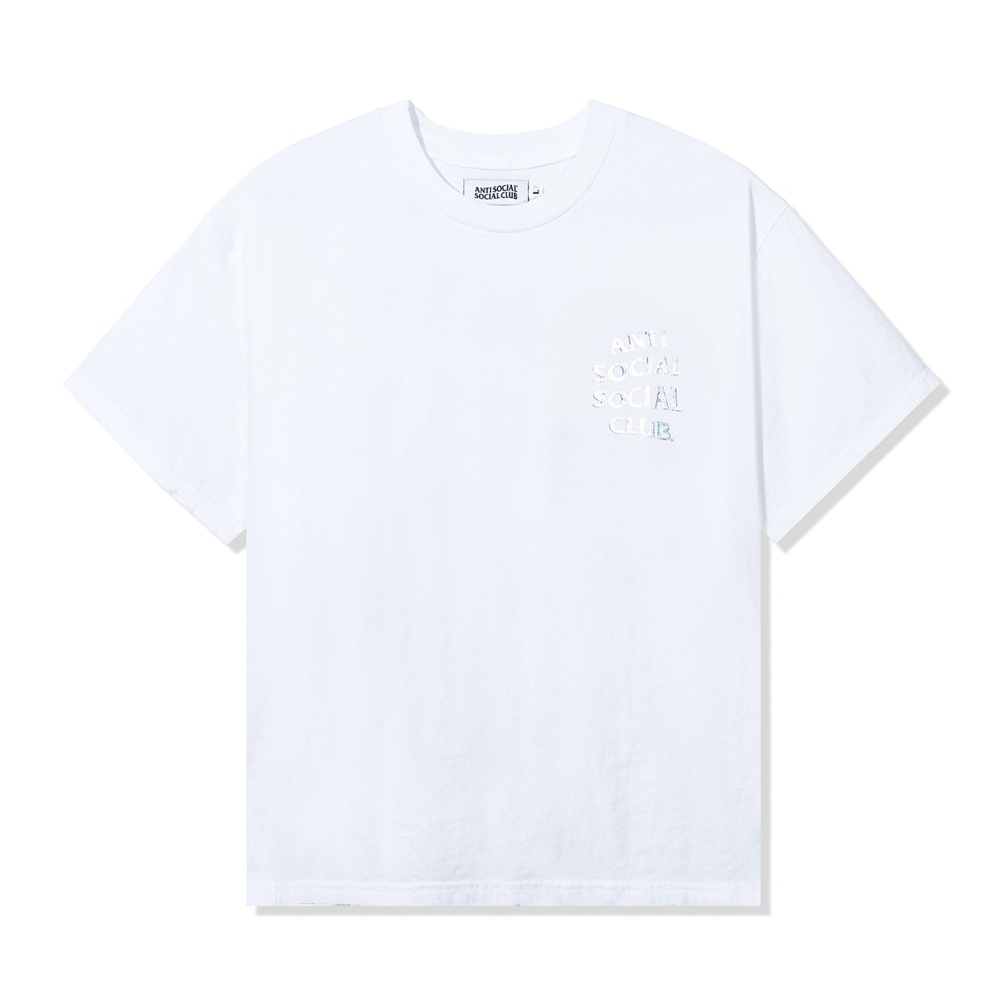 Get Weird Hologram Tee - White