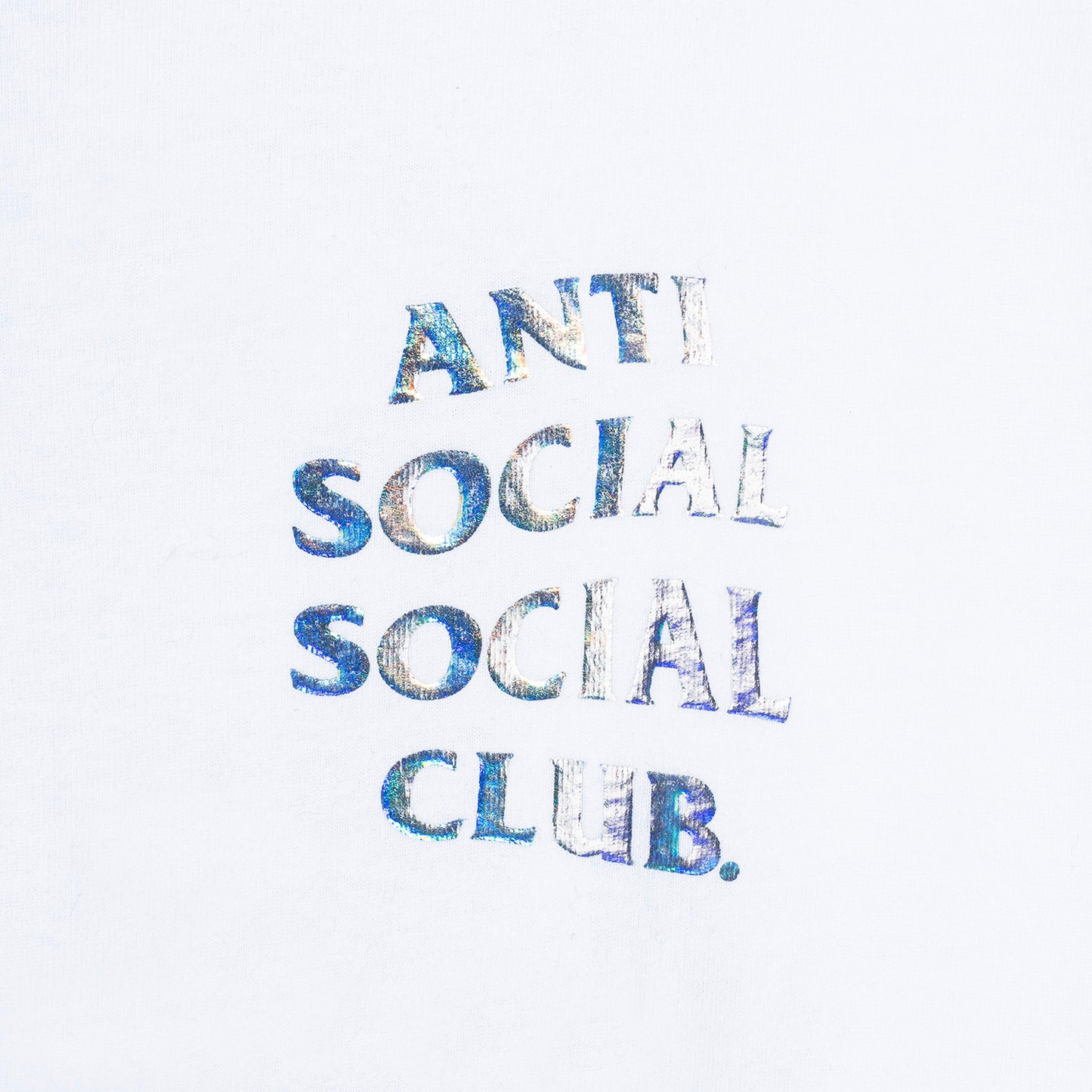 Get Weird Hologram Tee - White