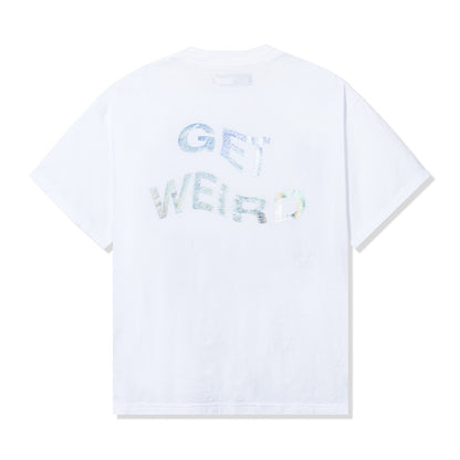 Get Weird Hologram Tee - White