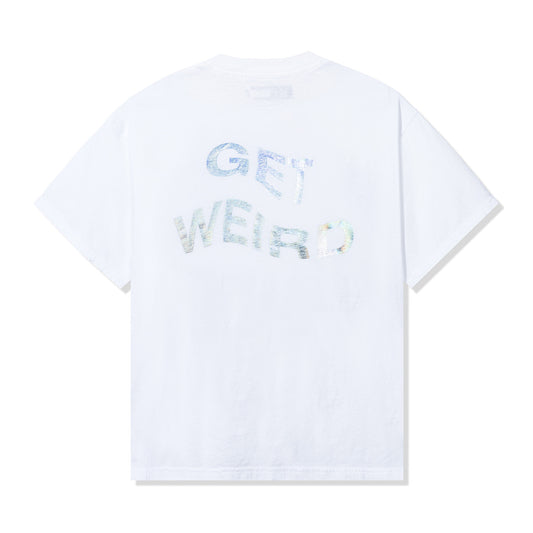 Get Weird Hologram Tee - White