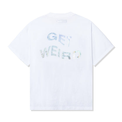 Get Weird Hologram Tee - White