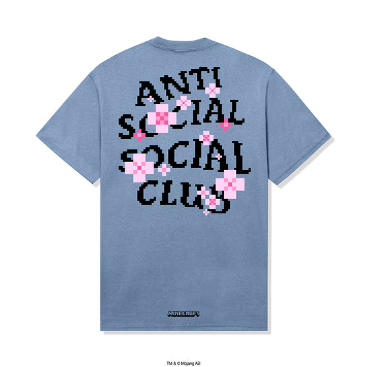 ASSC x Minecraft Cherry Blossom Tee - Storm Blue