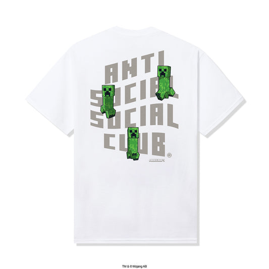 ASSC x Minecraft Creeper Logo Tee - White