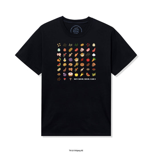 ASSC x Minecraft Food Tee - Black