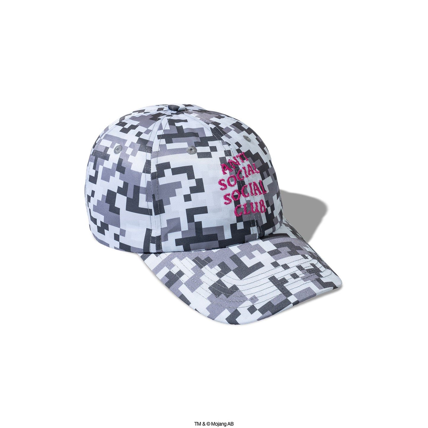 ASSC x Minecraft Pixel Camo 6P Hats - Grey