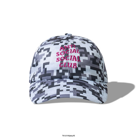 ASSC x Minecraft Pixel Camo 6P Hats - Grey
