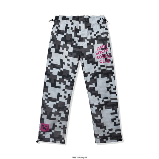 ASSC x Minecraft Pixel Camo Cargo Pant - Grey