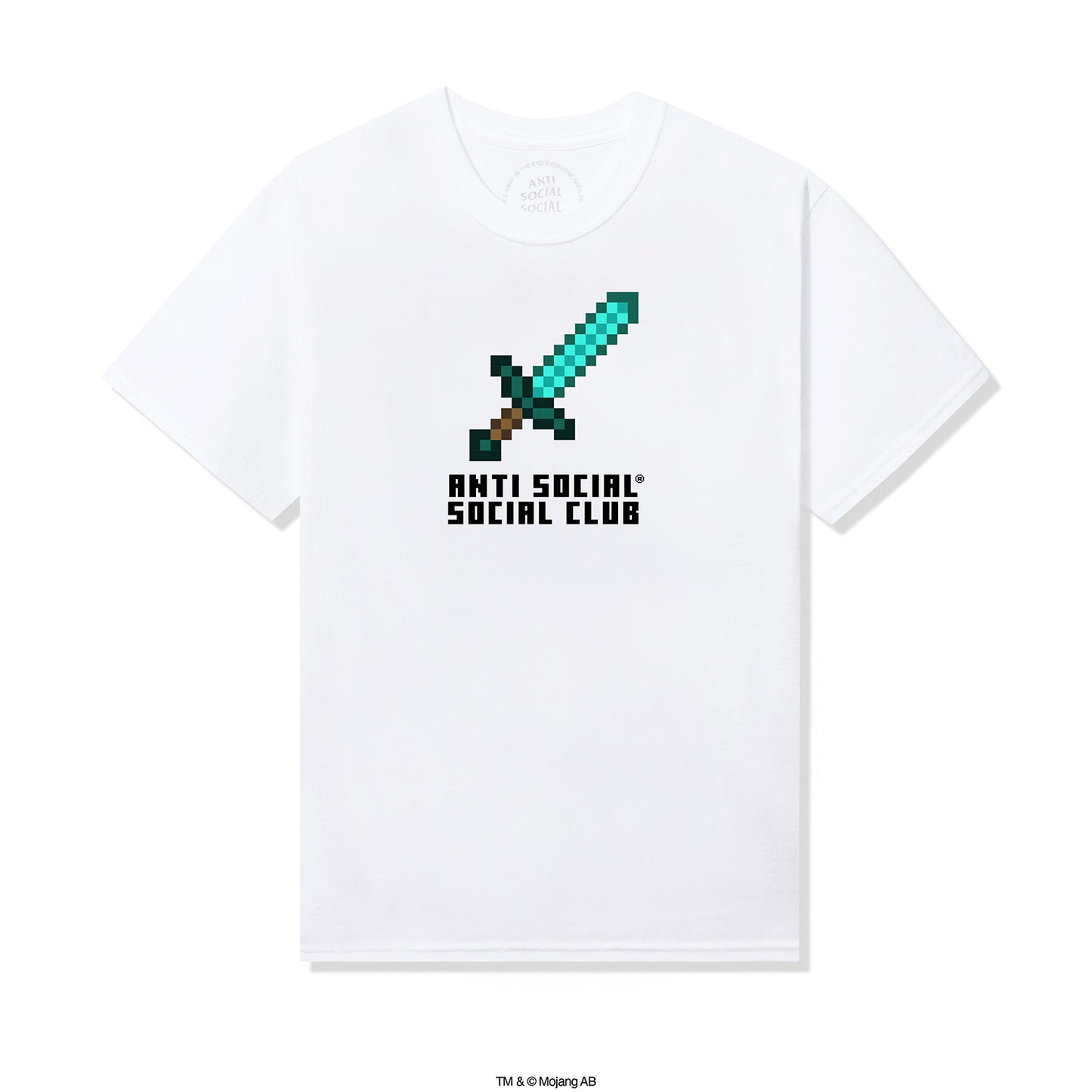 ASSC x Minecraft Sword Tee - White