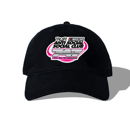 ASSC x Nascar 747 Cotton Dad Cap - Black