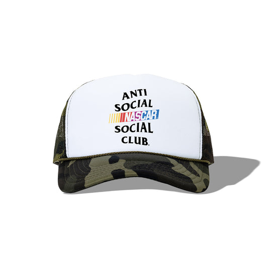 ASSC x Nascar Games Trucker Hat - White/Camo