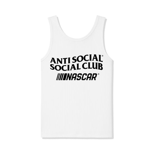 ASSC x Nascar Too Tough To Tame Tank Top - White