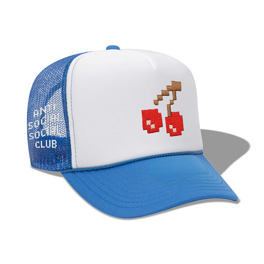 ASSC X Pac Man Cherry Cap - Blue/White