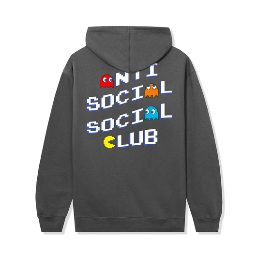 ASSC X Pac Man Pixel Hoodie Charcoal