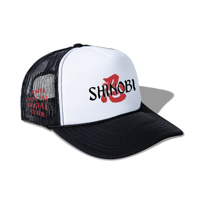 ASSC X Shinobi Logo Cap - Black/White