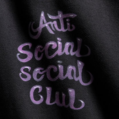 AIRBRUSHED HOODIE - BLACK