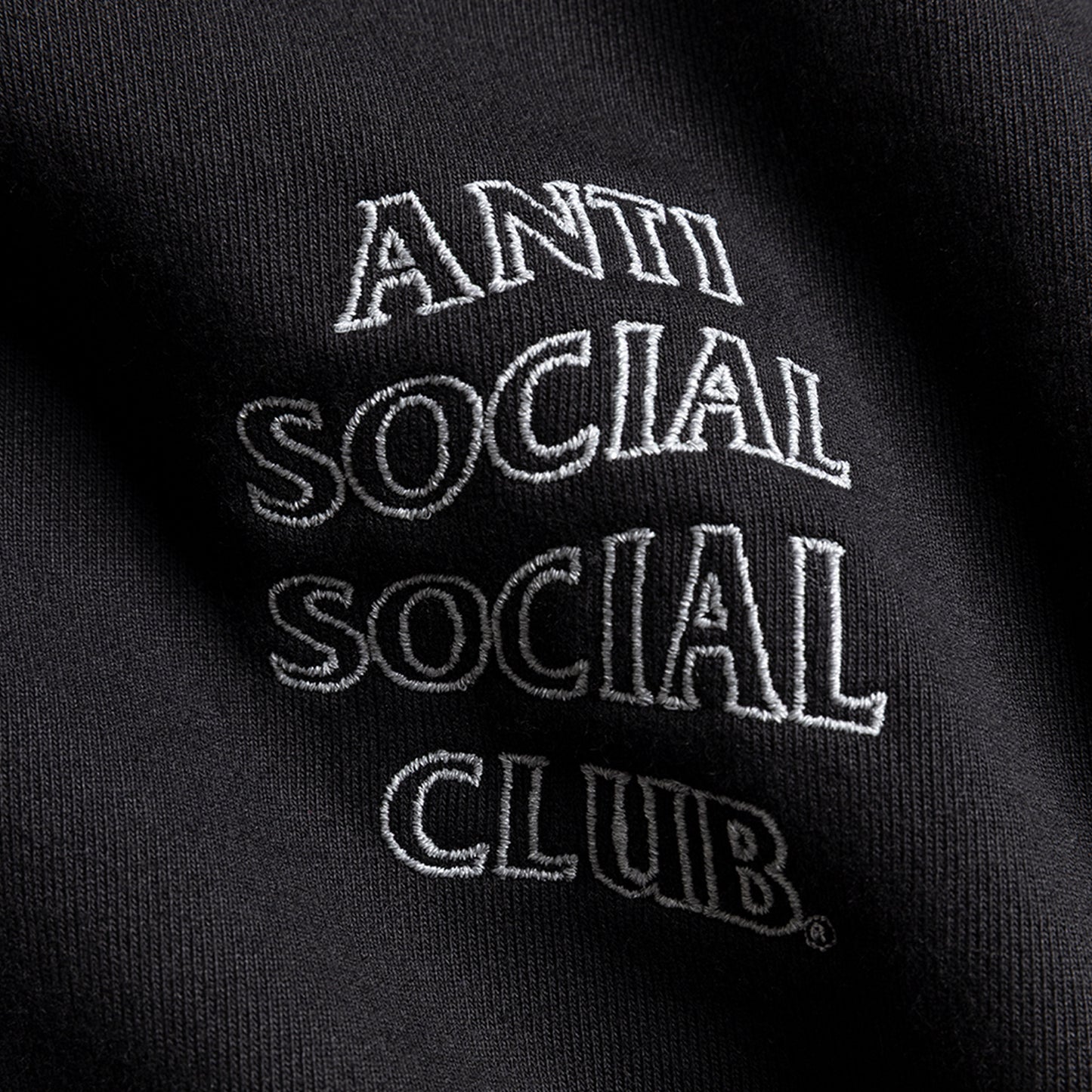 APPLIQUE MIND GAMES HOODIE - BLACK