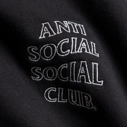 APPLIQUE MIND GAMES HOODIE - BLACK