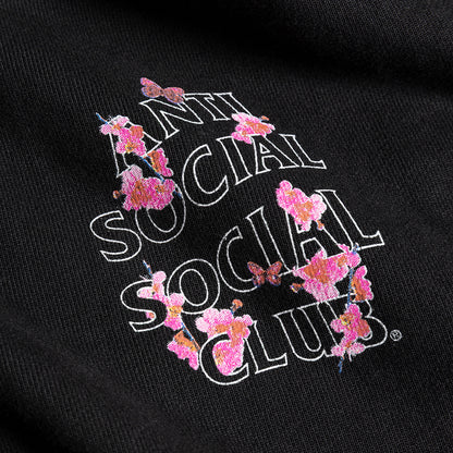 CONTRAST STITCH SWEATS - BLACK