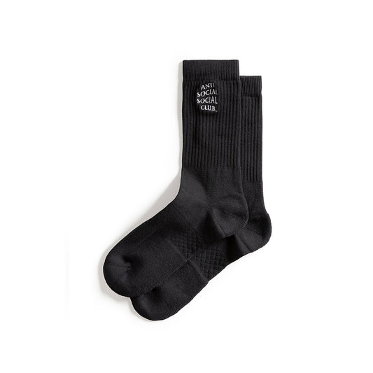 EMBROIDERED SOCKS - BLACK